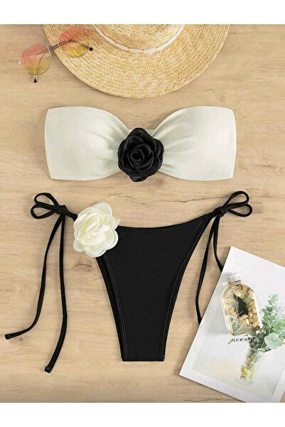 bikinistan Rose Detailed Bikini Suit