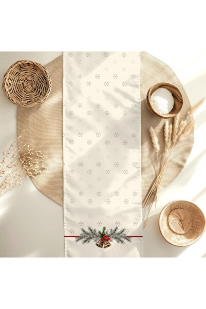 Lenjerii Deosebite Χριστουγεννιάτικο τραπεζομάντιλο 100% βαμβάκι 40x200εκ., Holly