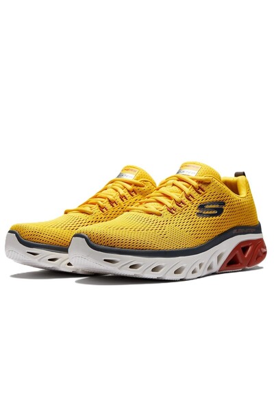 SKECHERS Glide-Step Sport-Wave Heat Memory Foam Mens Sneaker Hafızalı Taban Erkek Günlük Spor Ayakka