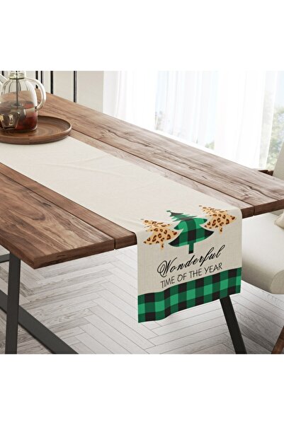 Club Cotton Napron Christmas 40x200cm, Club Cotton, Greeny