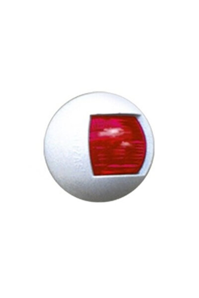LALIZAS Round red navigation light, white dial