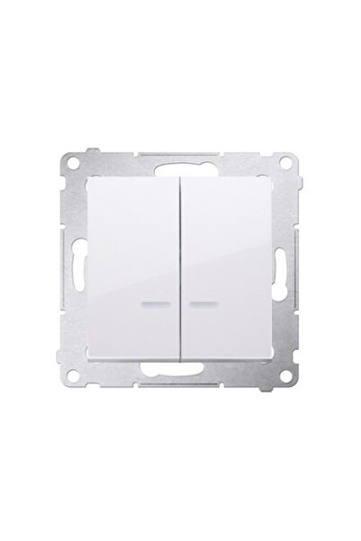 Other Candle switch with LED backlight and IP44 version 10 AX white Simon54