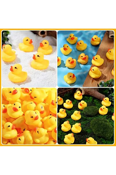 Vi Caro 1 Adet Suda Yüzen Ses Çıkaran Vinil Sarı Ördek Banyo Oyuncağı Bebek Çocuk Banyo Ve Havuz Oyuncak