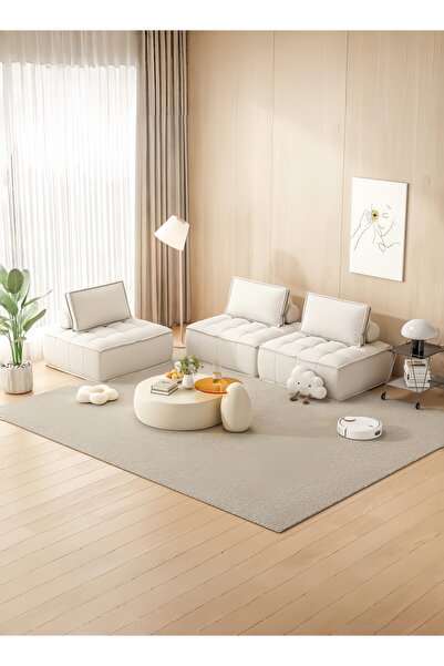 Venpara 100*100*75cm Modern Elastic Furniture Sofa with Comfort Cushions - Durable Minimalist Design