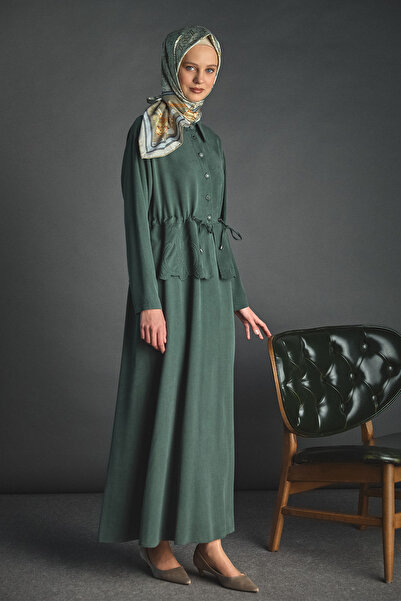 Setrms Nakışlı Lyocell Elbise