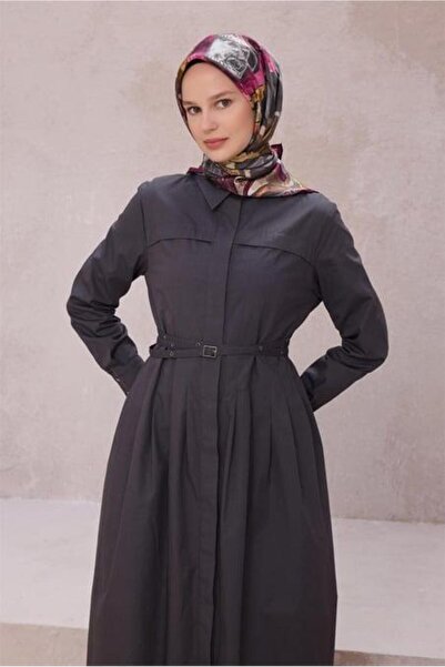 Belli Tivil Pure Silk Scarf 4216 - 86 Αφηρημαντικό σχέδιο σε σκούρο ροζ