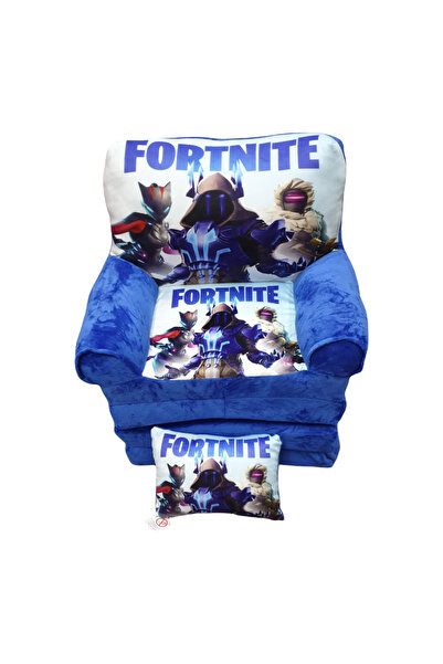 Krista Fotoliu și pernă Fortnite, cu 4 plăci, extensibile până la 150 cm