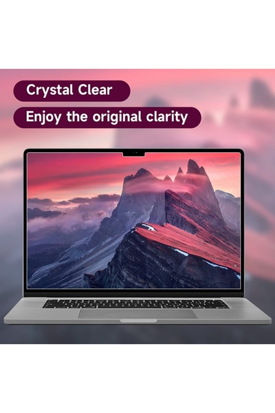 SKYDDAR INNOVATION MacBook Pro 16" 2024 Screen Protector, Anti Glare VisionProX, set sticker, Transparent/Matte