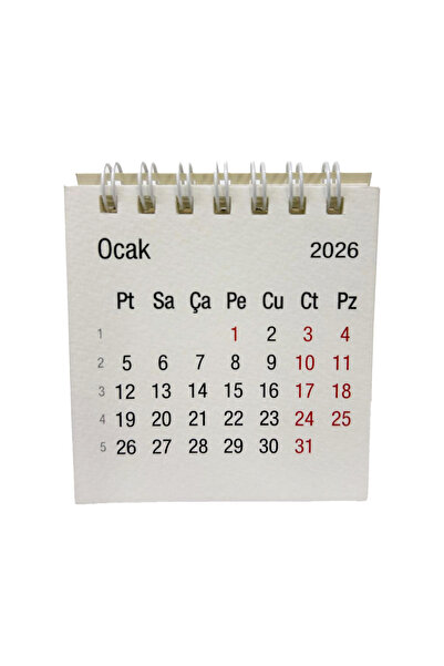Cankardeş 2026 Mini Masa Takvimi