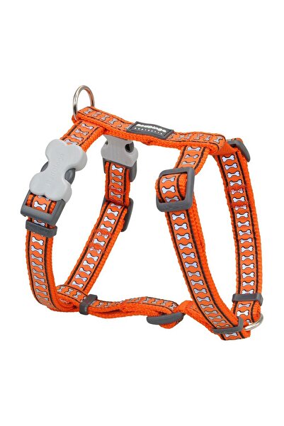 RedDingo Ham pentru câini Red Dingo cu os reflectorizant 30-48 cm portocaliu