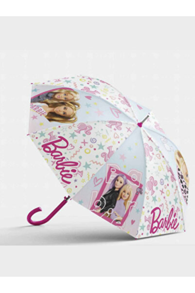 Benittokids Koruma Kılıflı Lisanslı Beyaz Barbie Çocuk Şemsiyesi BNT159