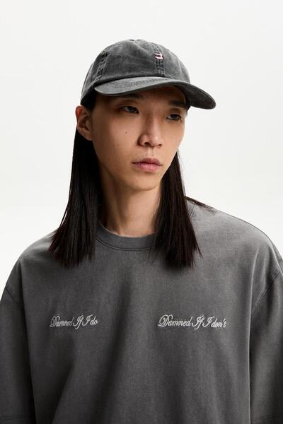 Bershka Embroidered cap