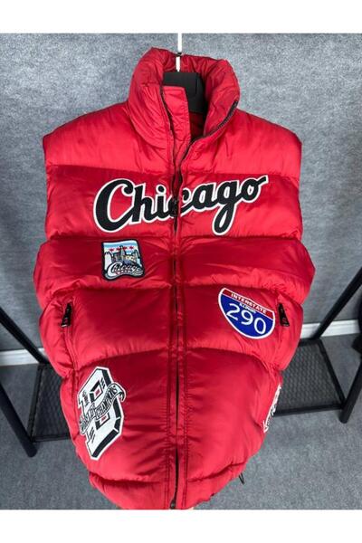 Ral Sport Yankees Men's Puffer Vest Red