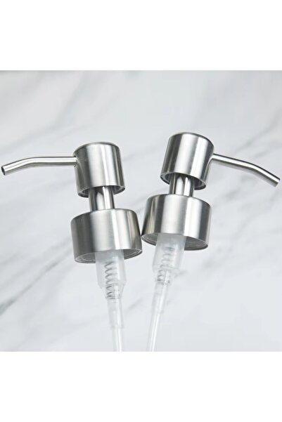 Choice رأس موزع مضخة الصابون السائل لليدين من الفولاذ المقاوم للصدأ 304 باللون الفضي للحمام والمطبخ ورغوة الصابون