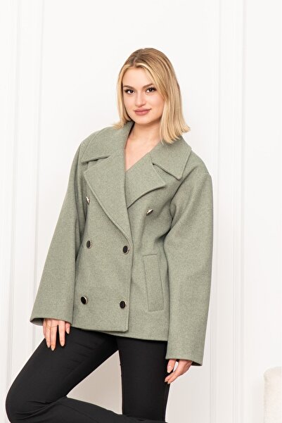 MissVina Oversize Trend Wide Short Coat Overcoat 2591