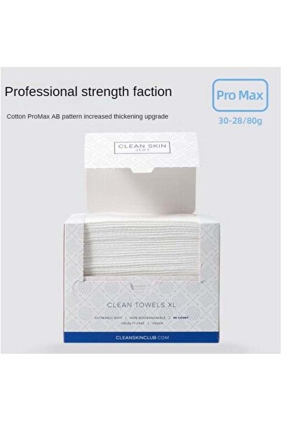 Clean Skin Club Clean Towels XL – 100% Biobased Disposable Face Towels – Ultr...