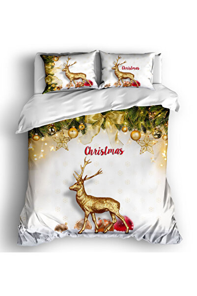 Club Cotton Διπλά σεντόνια 3D Christmas 100% βαμβάκι ranforce, Cotton Club, D...