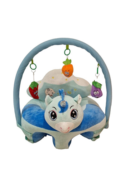 Krista Fotoliu pentru bebeluși cu spătar, suport pentru picioare și arc cu ju...