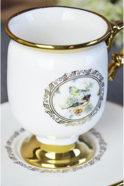 Paçi 6-Piece Stylish Designed Coffee Cup Set for Daily and Special Use