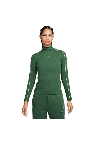 Nike Bluza W Nsw top cu imprimeu LS