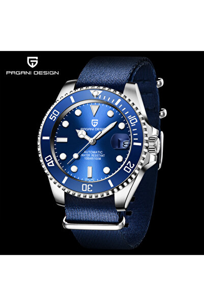 Pagani design PD-1639 Submariner Lüks Paslanmaz Çelik 100M Su Geçirmez Safir ...