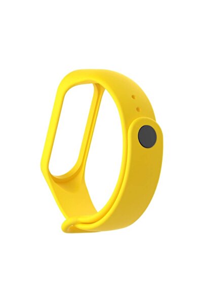 digital-play Silicone Replacement Strap for Mi Band 3 / Mi Band 4 - Yellow