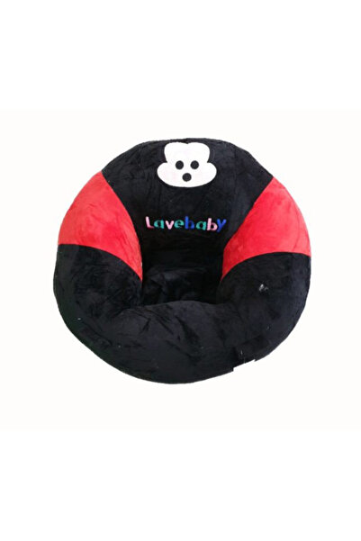 Krista Baby LovelyBaby LovelyFotoliu pentru bebeluși Învăț să stau într-un balansoar XXL 60 cm - Mickey negru/roșu