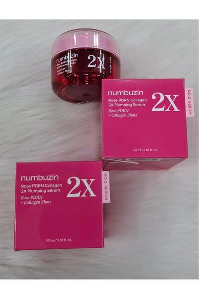 Numbuzin -No.2X Serum-Rose PDRN Kolajen 2X Dolgunlaştırıcı Serum(Parlak, Neml...