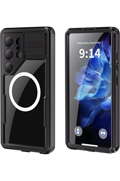 m.tk moveteck Galaxy S25 Ultra Kılıf Su Toz Geçirmez 360 Tam Darbe Korumalı M...