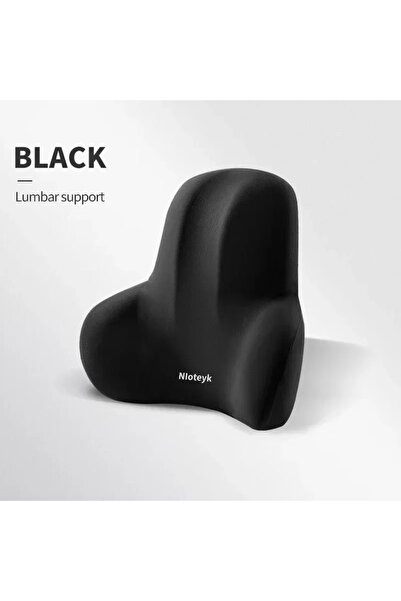 choice2 black waist Memory Foam Car Neck Cushion Car Lumbar Support For Car S...