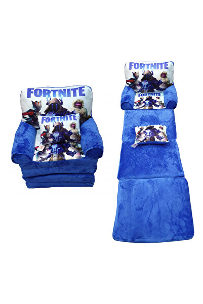 Krista Fotoliu și pernă Fortnite, cu 4 plăci, extensibile până la 150 cm