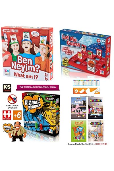 Ks Games Kızmabirader-Ben Neyim? ve Let Me Guess Bil Bakalım Kim Tahmin Eğlen...