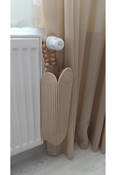 MİESSA Wicker Bathroom Basket, Multi-Purpose Organizer Bag Holder, Straightener Tongs Organizer Basket