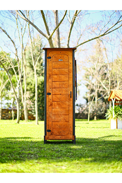 MANDU Ahşap Slim Depolama Dolabı (Dar Alanlar İçin)