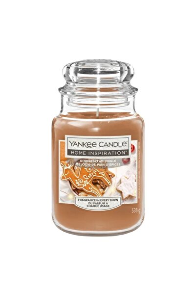 Yankee Candle Lumanare Parfumata Borcan Mare Gingerbread Jingle, Home Inspiration