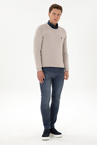 U.S. Polo Assn. Erkek İndigo Slim Fit Jean Pantolon 50310338-VR028