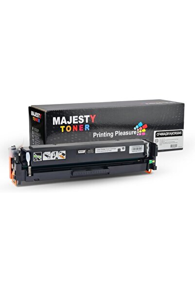 majesty خرطوشة حبر ملونة 201A CF400A متوافقة مع HP Color LaserJet Pro MFP M27...