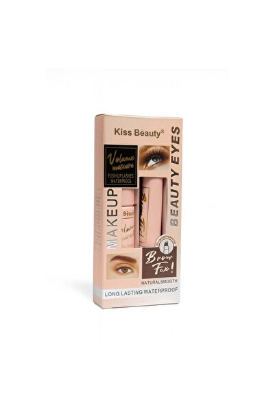 Kiss Beauty BY MASHA Volume Mascara & Brow Fix - Professional Eye Set