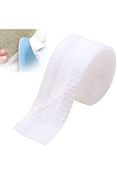 LUXER Iron-on Tape for Making Hems Without Cutting or Sewing, White, Length 5 m,