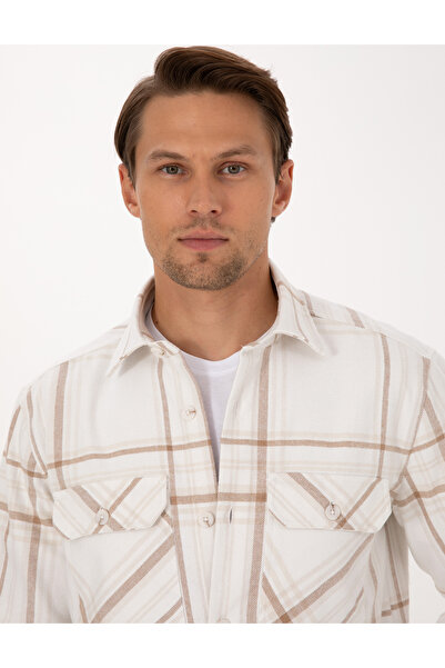 Pierre Cardin Mink Comfort Fit Long Sleeve Shirt 50312357-Vr052