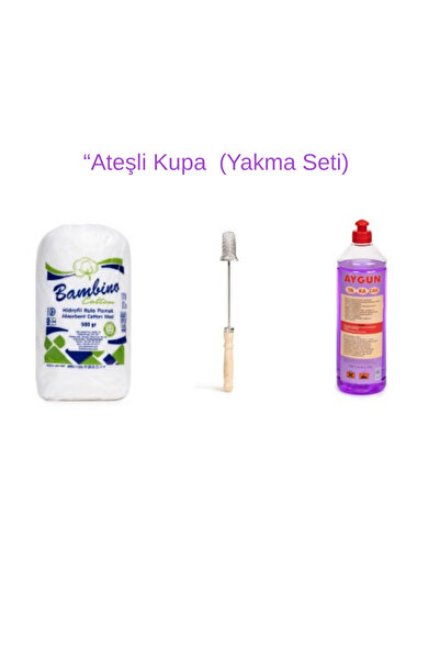 Mirac Hacamat Malzemeleri Ateşli Kupa Yakma Seti