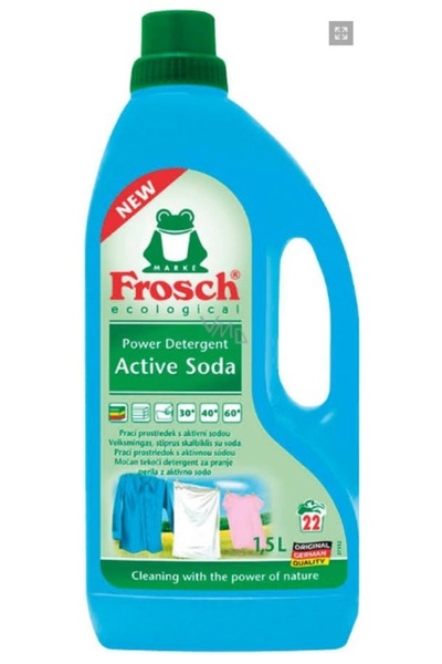 Frosch Beyazlar İçin Aktif Sodalı Güçlü Sıvı Çamaşır Deterjanı - 22 Yıkama 1,5 L