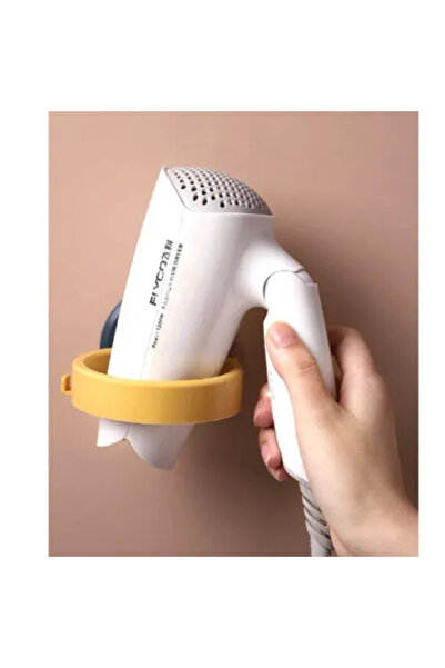 OEM Wall bracket for hair dryer green yellow, 8 x7.5cm