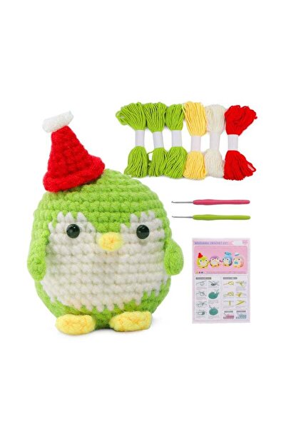 Arabest Weaving Penguin, Doll Material Pack, Hook Hook Music, Handmade, DIY K...