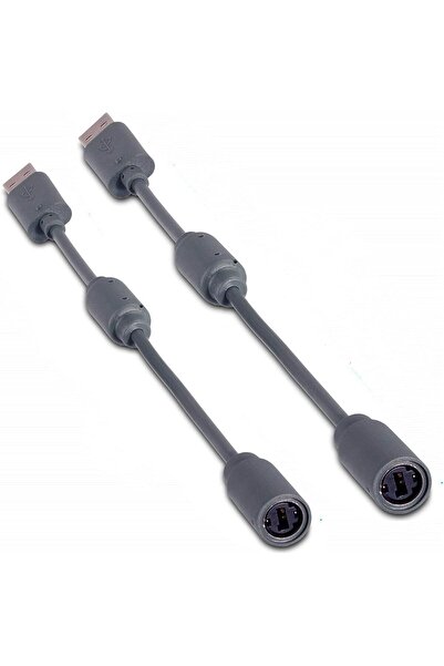 Other Detachable Replacement USB Dongle Cable for Wired Xbox 360 Controllers - Dark Gray