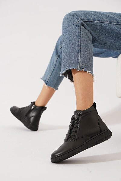 Moda Pie Peles Дамски ботуши от естествена кожа с ортопедична подплата, еласт...