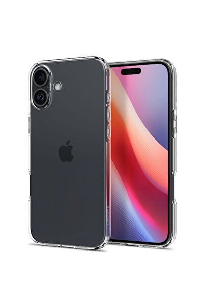 Spigen Case compatible with Apple iPhone 16 Plus, Liquid Crystal, Transparent ACS08064