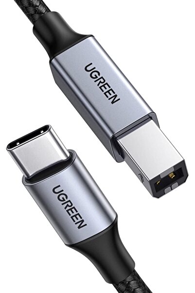 Generic كابل طابعة UGREEN USB-C بطول 1 متر، كابل USB-C إلى B، سلك طابعة Canon...
