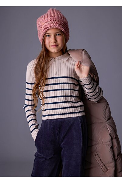 MAYORAL Girl's Polo Neck Knit Sweater 7195