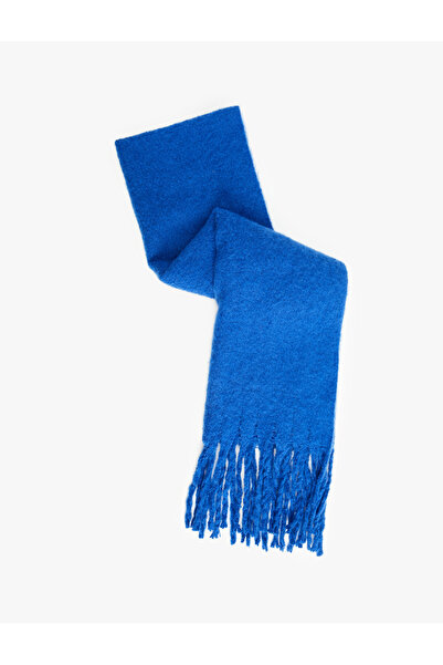 Koton Soft Textured Tasseled Long Scarf